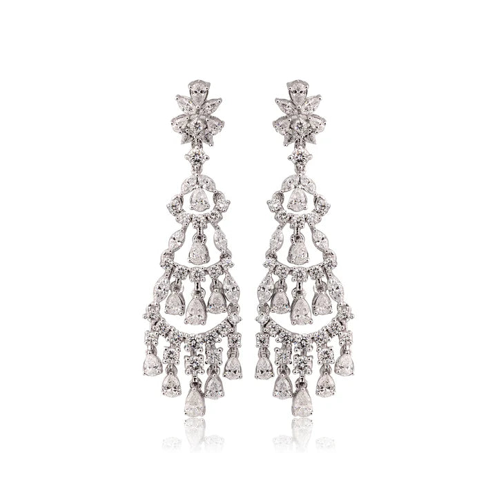 Diamond Waterfall Earrings