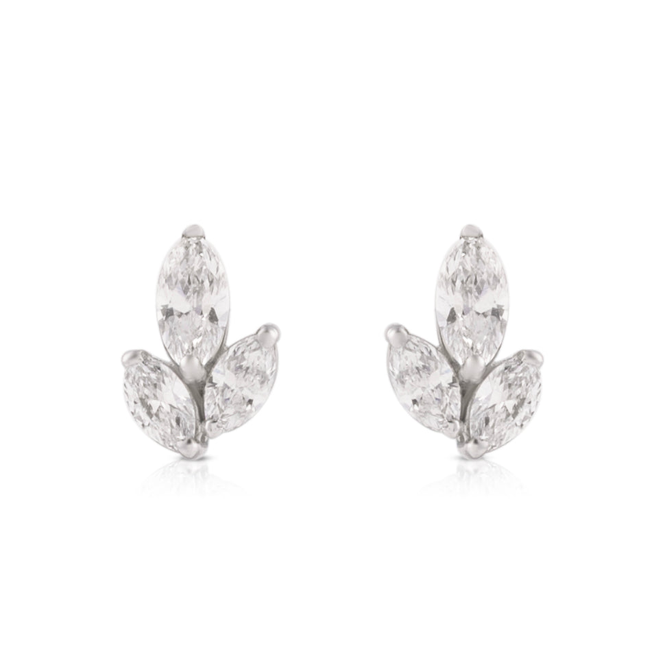 The Lumiere Leaf Studs